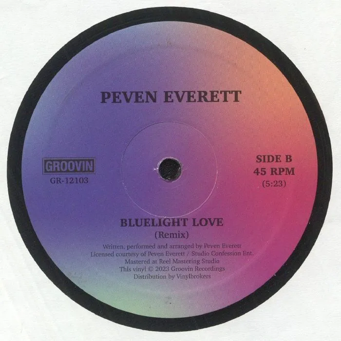 Back cover — Peven EVERETT — Bluelight Love