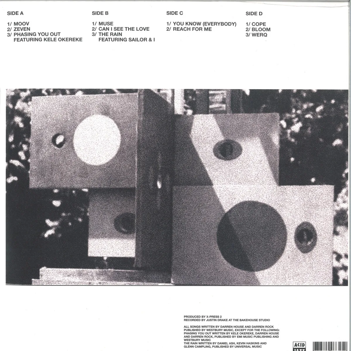 Back cover — X-Press 2 — Thee LP 2x12"
