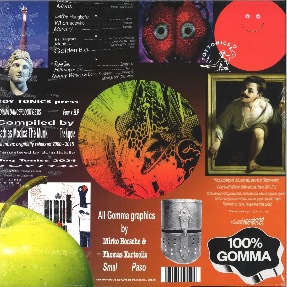 Back cover — Various — Gomma Dancefloor Gems Vol. 2 (2x12")
