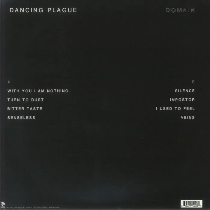 Обратная сторона обложки — DANCING PLAGUE — Domain