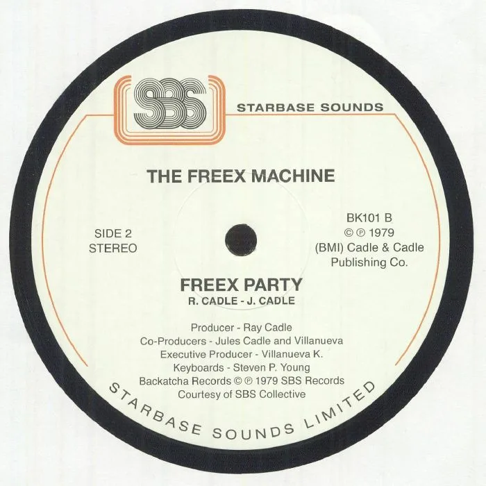 Обратная сторона обложки — The FREEX MACHINE — Freex Funkatized