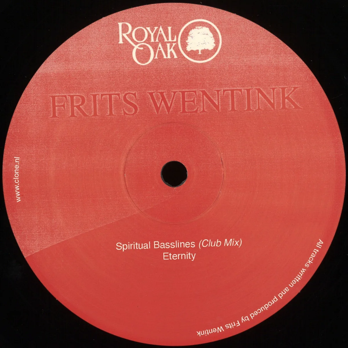 Front cover — Frits Wentink — Spiritual Basslines