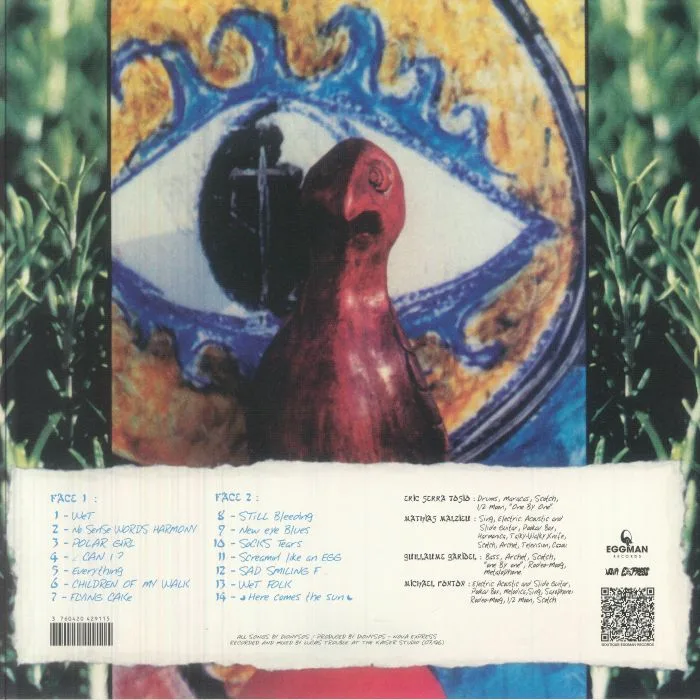 Back cover — DIONYSOS — Happening Songs
