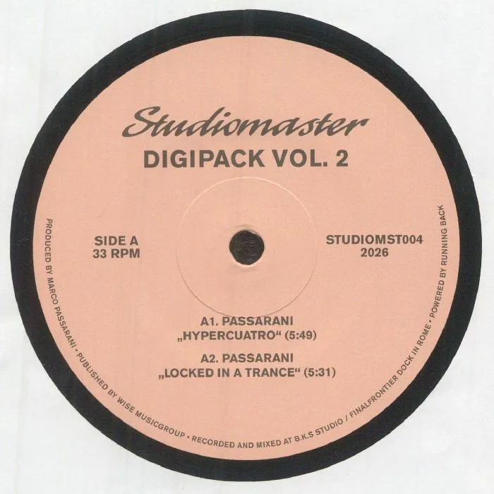 Front cover — Marco PASSARANI — Digipack Vol 2