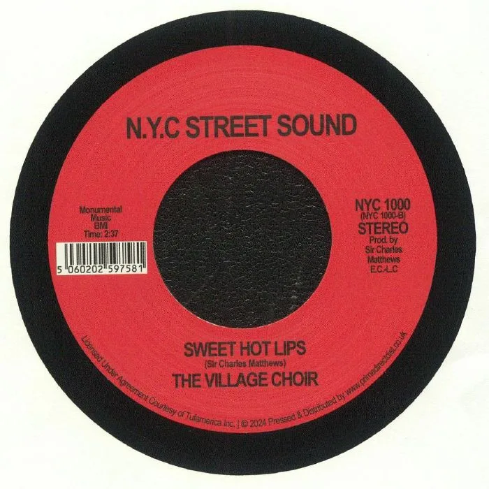 Back cover — The VILLAGE CHOIR — Along The Beach Part 1 (Record Store Day RSD 2024)