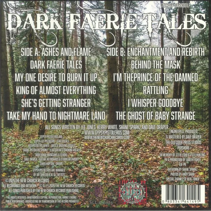 Back cover — GYPSY PISTOLEROS — Dark Faerie Tales