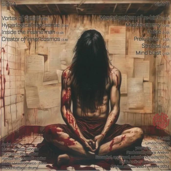 Back cover — AYDRA — Hyperlogical Non Sense (remastered)