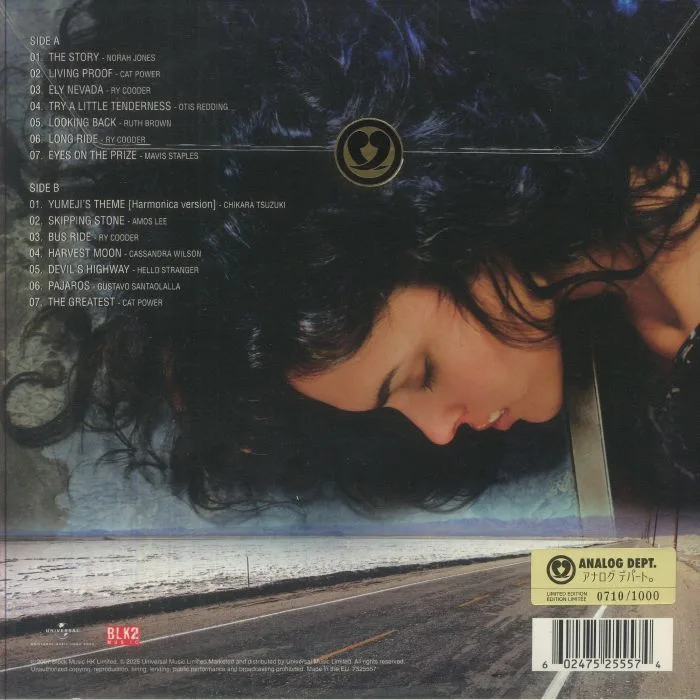 Back cover — VARIOUS — My Blueberry Nights (Soundtrack)