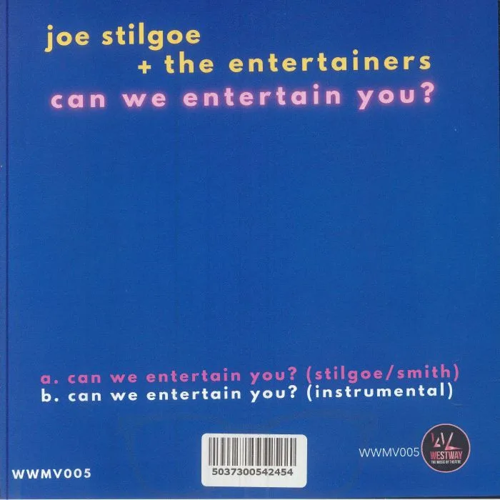 Back cover — Joe STILGOE / THE ENTERTAINERS — Can We Entertain You?