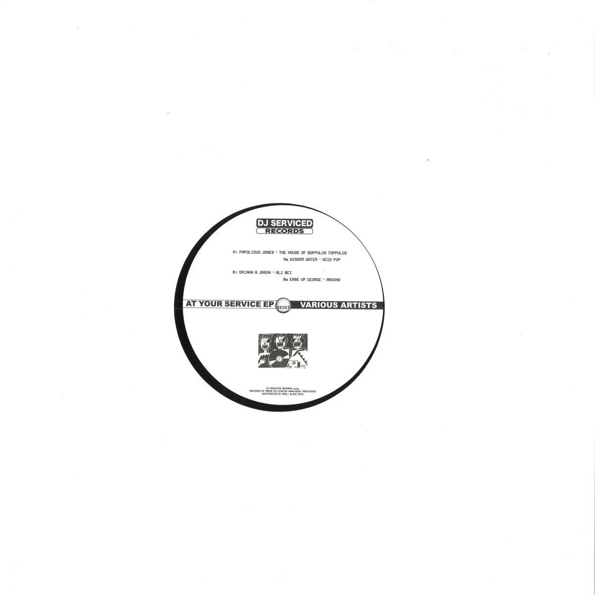 Back cover — Various — At Your Service EP
