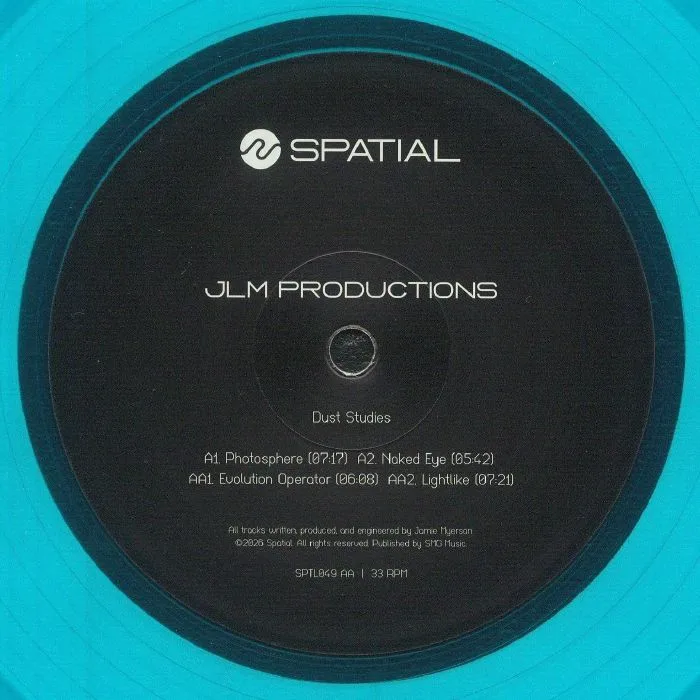 Back cover — JLM PRODUCTIONS — Dust Studies