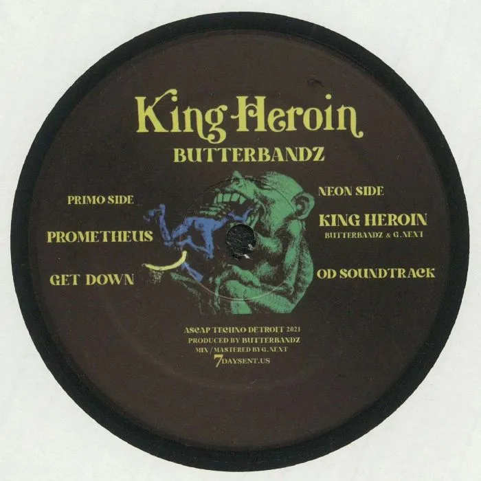 Лицевая сторона обложки — BUTTERBANDZ — King Heroin
