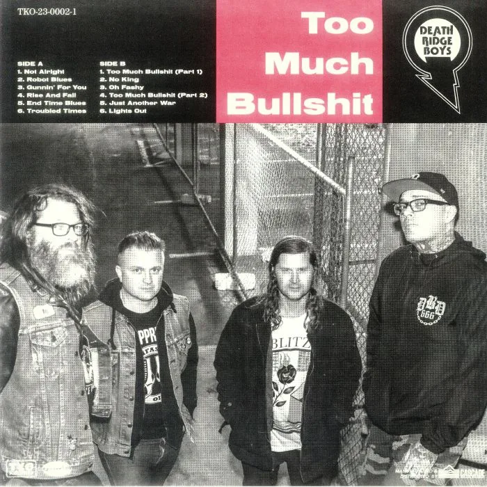 Обратная сторона обложки — DEATH RIDGE BOYS — Too Much Bullshit