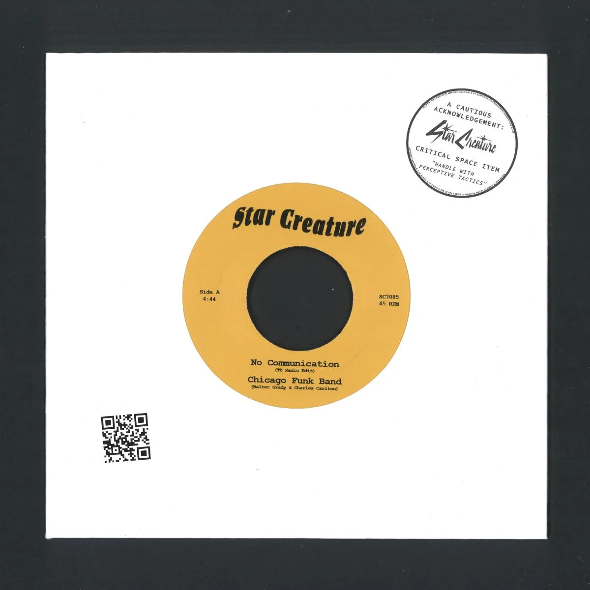 Chicago Funk Band — No Communication 7"