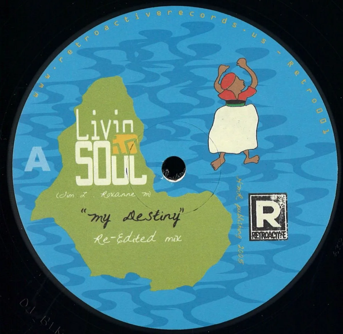 Лицевая сторона обложки — Livin In Soul — My Destiny