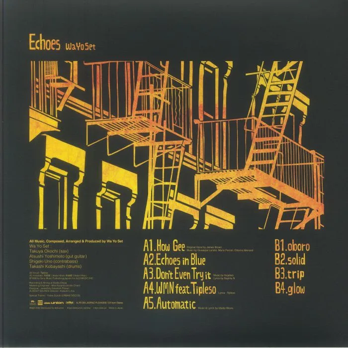 Back cover — WA YO SET — Echoes