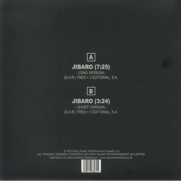Back cover — ELKIN & NELSON — Jibaro (reissue)