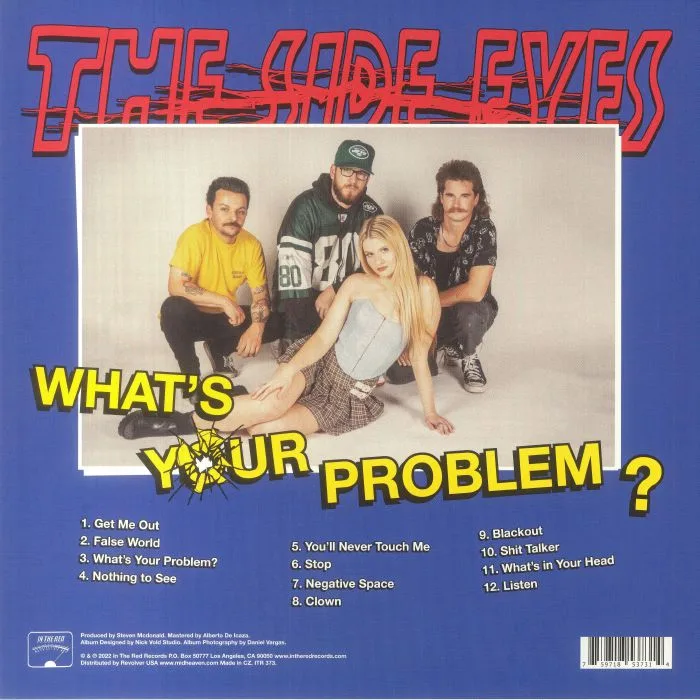 Back cover — The SIDE EYES — What's Your Problem?