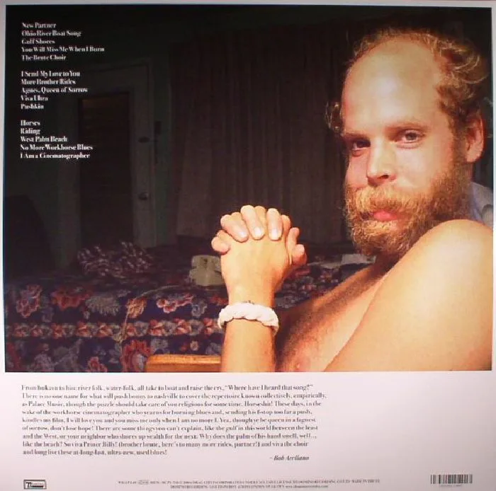 Обратная сторона обложки — BONNIE PRINCE BILLY — Sings Greatest Palace (reissue)