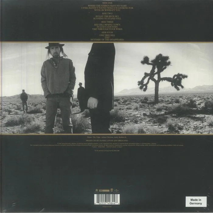 Back cover — U2 — The Joshua Tree (remastered)