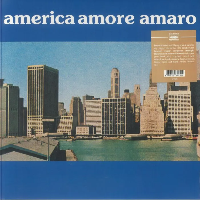 Лицевая сторона обложки — Remigio DUCROS / LUCIANO SIMONCINI — America Amore Amaro