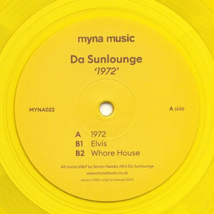 Front cover — DA SUNLOUNGE — 1972 (reissue)