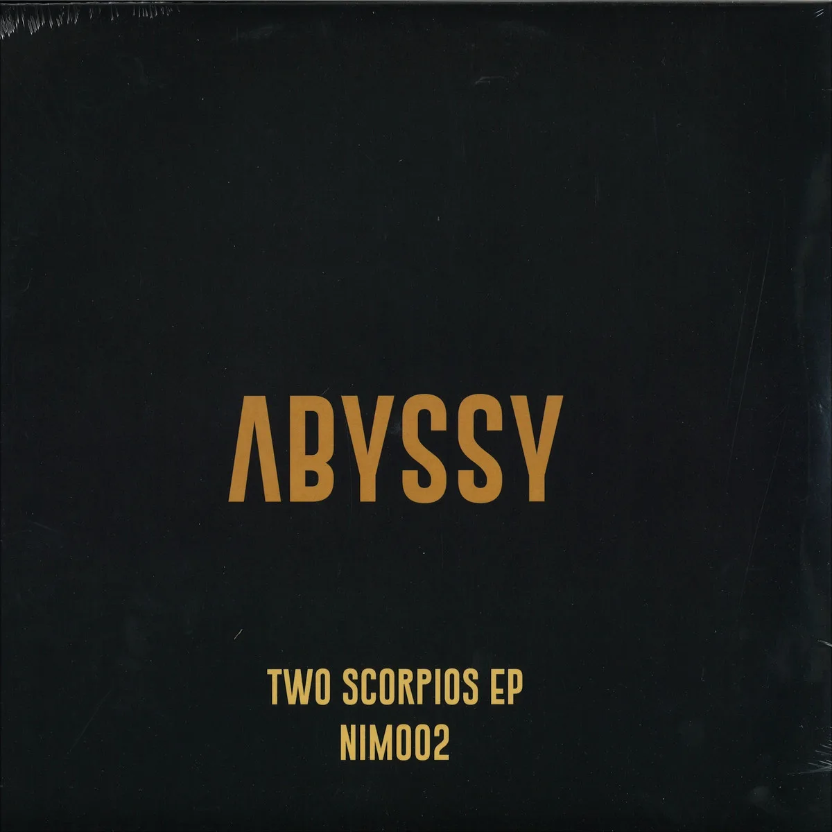 Лицевая сторона обложки — Abyssy — Two Scorpios Ep