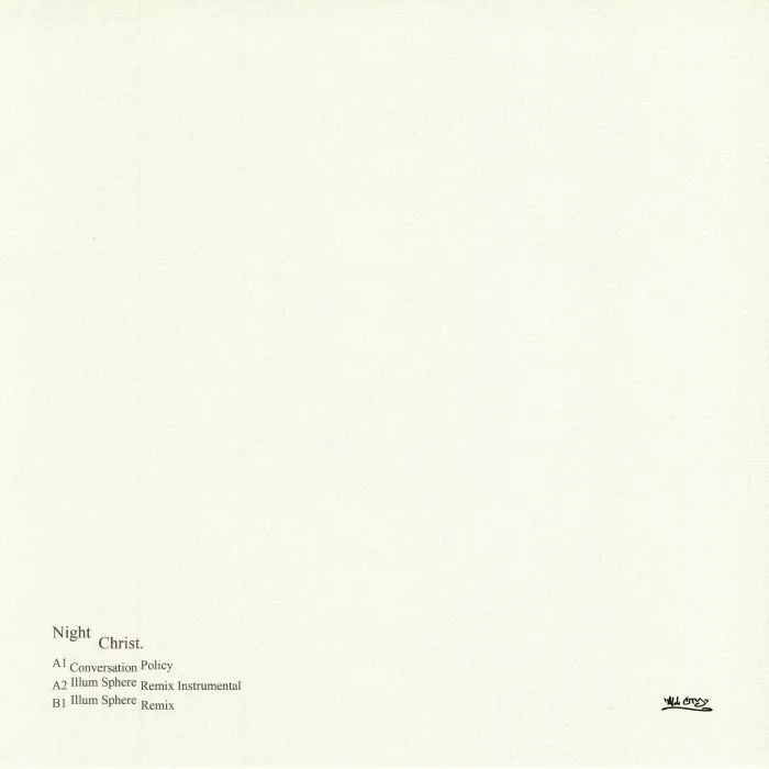 Back cover — NIGHT CHRIST — Conversation Policy