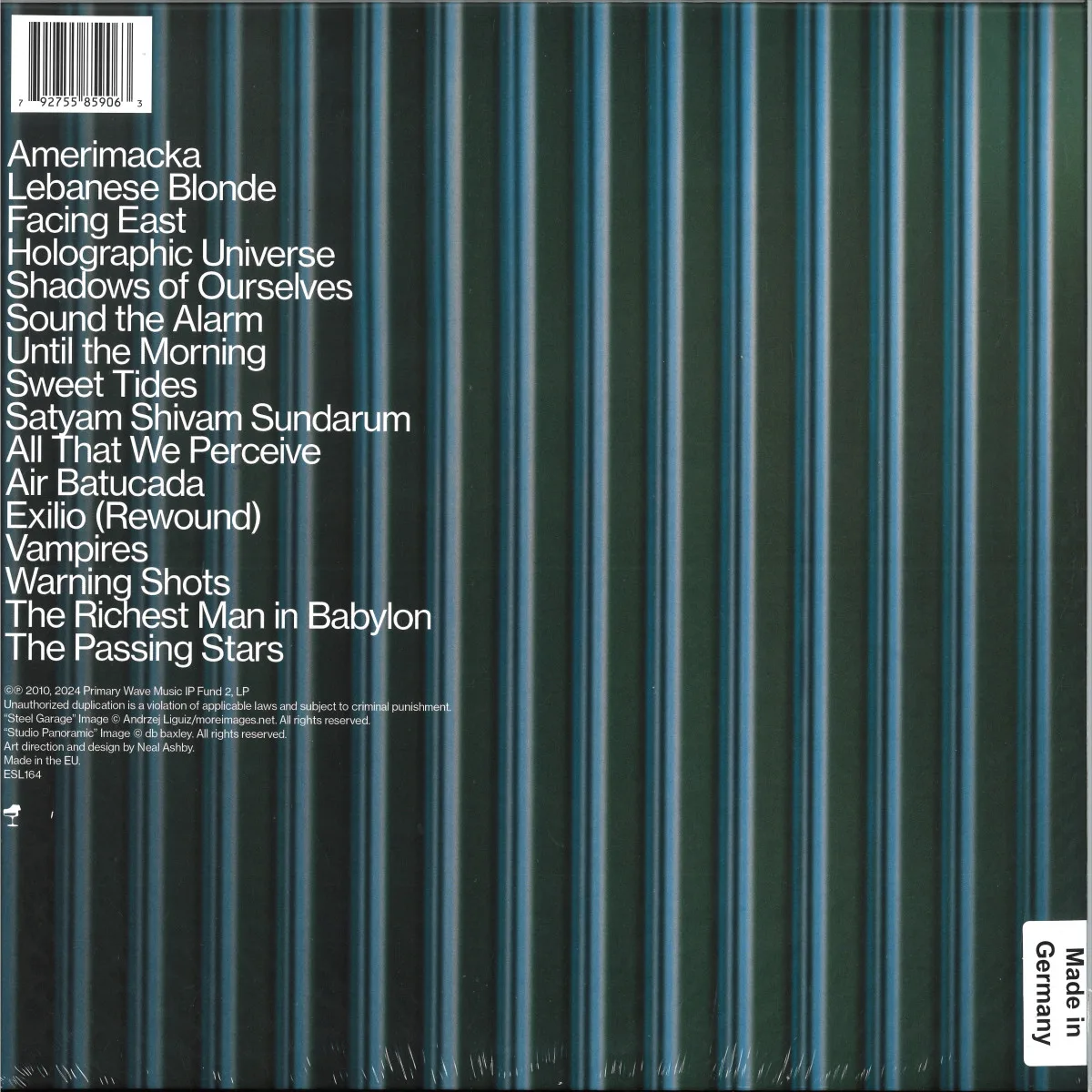 Обратная сторона обложки — Thievery Corporation — It Takes A Thief LP 2x12"