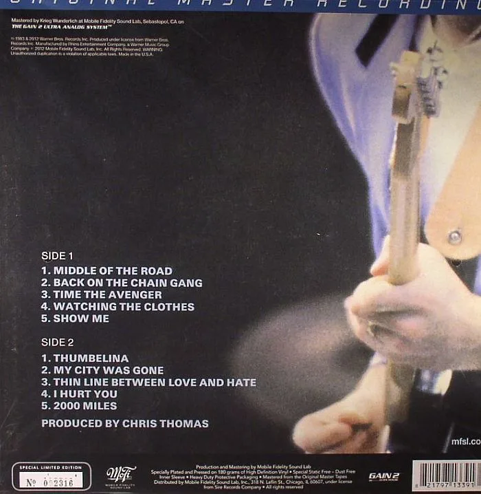 Обратная сторона обложки — The PRETENDERS — Learning To Crawl