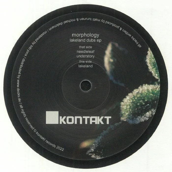 Обратная сторона обложки — MORPHOLOGY — Lakeland Dubs EP