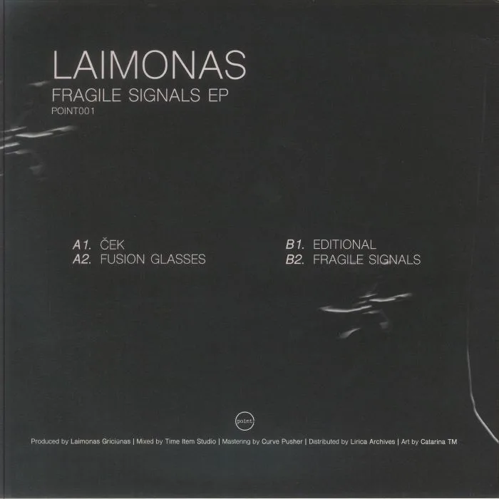 Обратная сторона обложки — LAIMONAS — Fragile Signals EP
