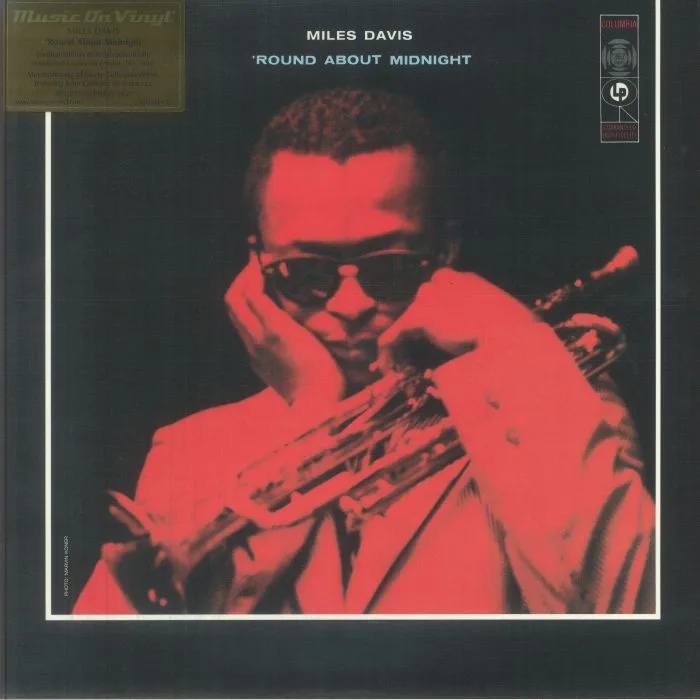 Лицевая сторона обложки — Miles DAVIS — Round About Midnight (reissue)