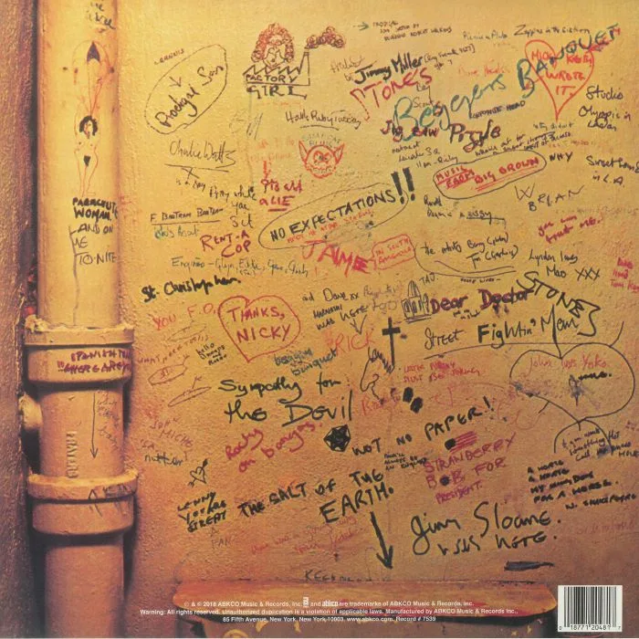 Обратная сторона обложки — The ROLLING STONES — Beggars Banquet
