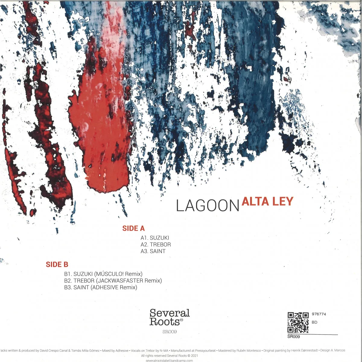 Back cover — Lagoon — ALTA LEY EP
