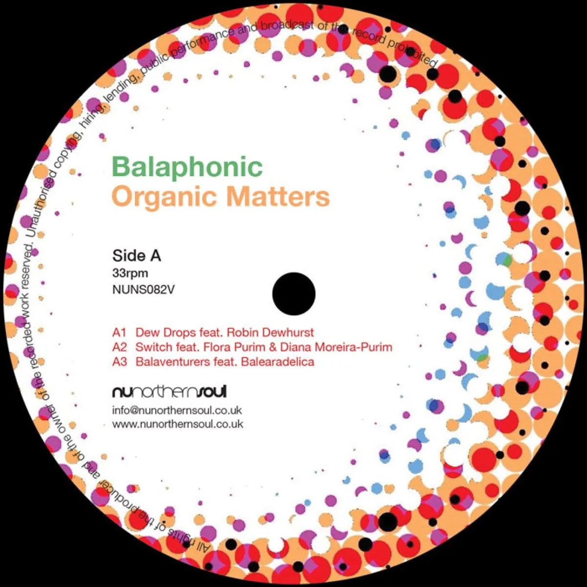Обратная сторона обложки — Balaphonic — Organic Matters EP