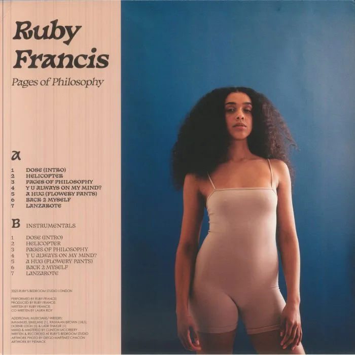 Back cover — Ruby FRANCIS — Pages Of Philosophy