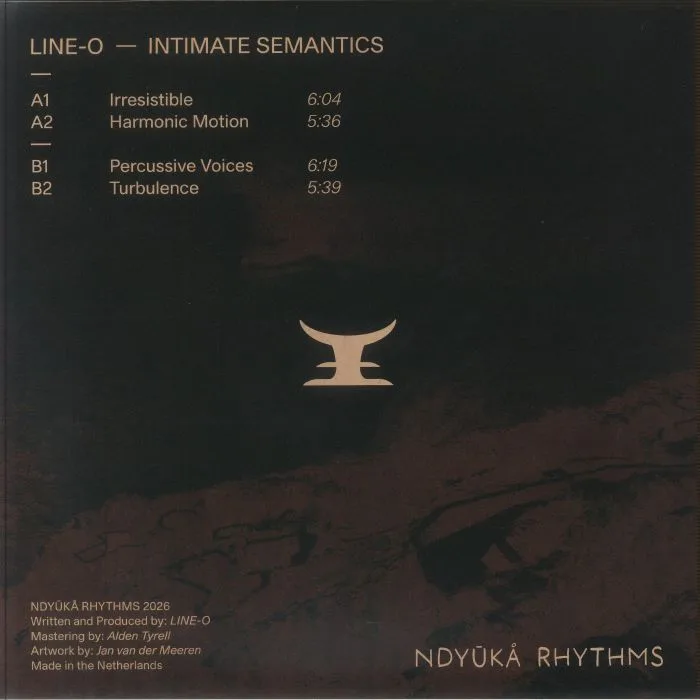 Обратная сторона обложки — LINE O — Intimate Semantics