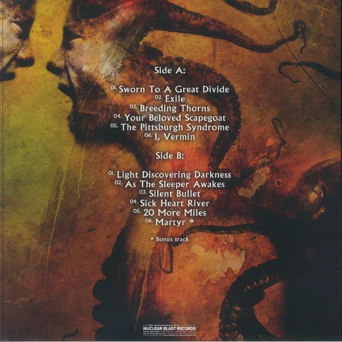 Обратная сторона обложки — SOILWORK — Sworn To A Great Divide