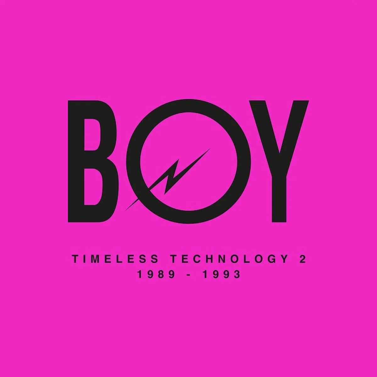 Front cover — Various — BOY Records - Timeless Technology 2 (1989-1993) LP 4x12"