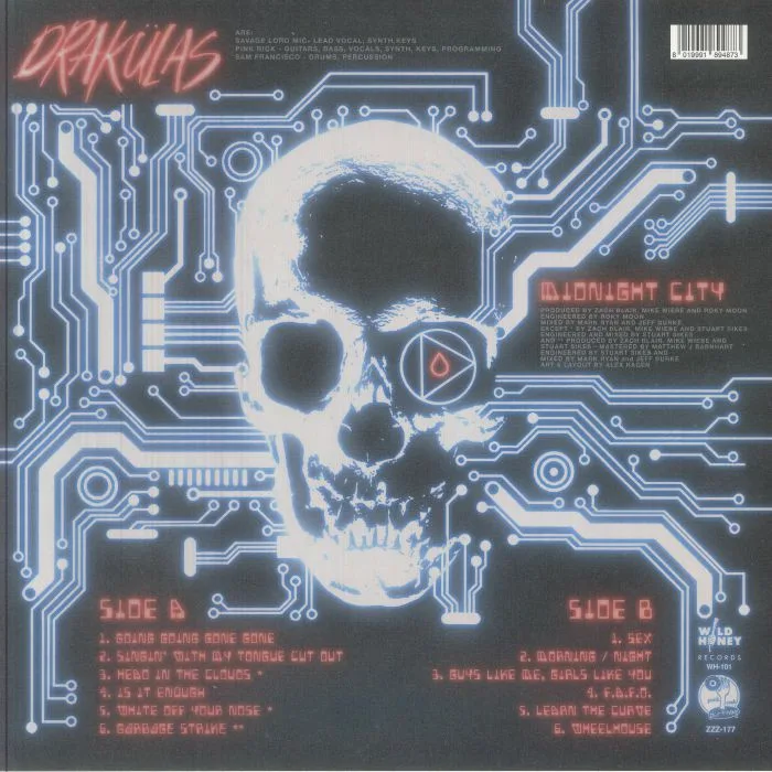 Back cover — DRAKULAS — Midnight City