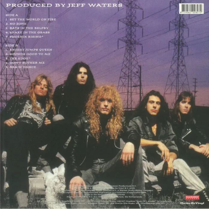 Back cover — ANNIHILATOR — Set The World On Fire (reissue)