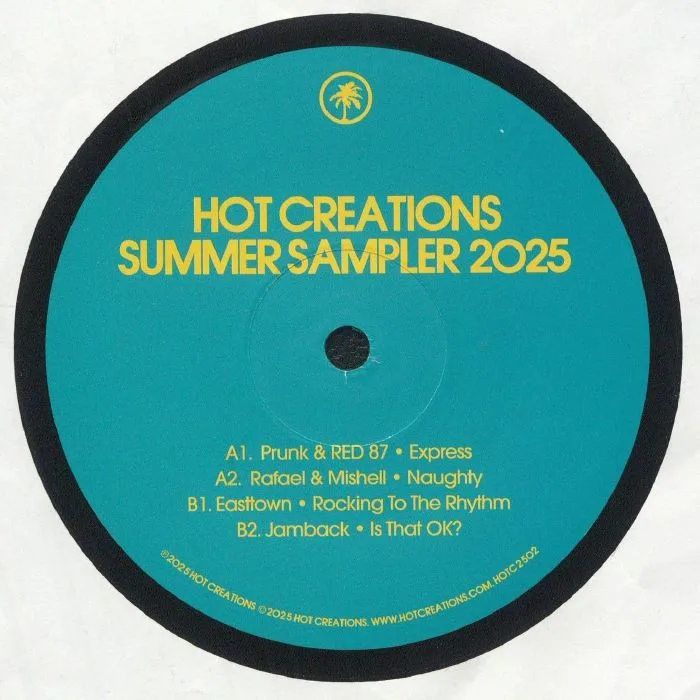 Обратная сторона обложки — PRUNK / RED 87 / RAFAEL / MISHELL / EASTTOWN / JAMBACK — Hot Creations Summer Sampler 2025