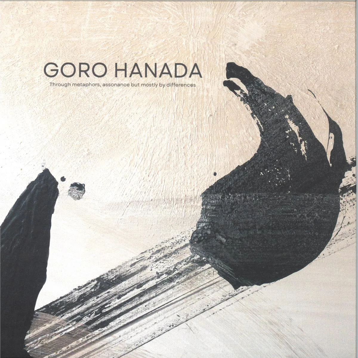 GORO HANADA — Through metaphors, assonance but mostly by differences