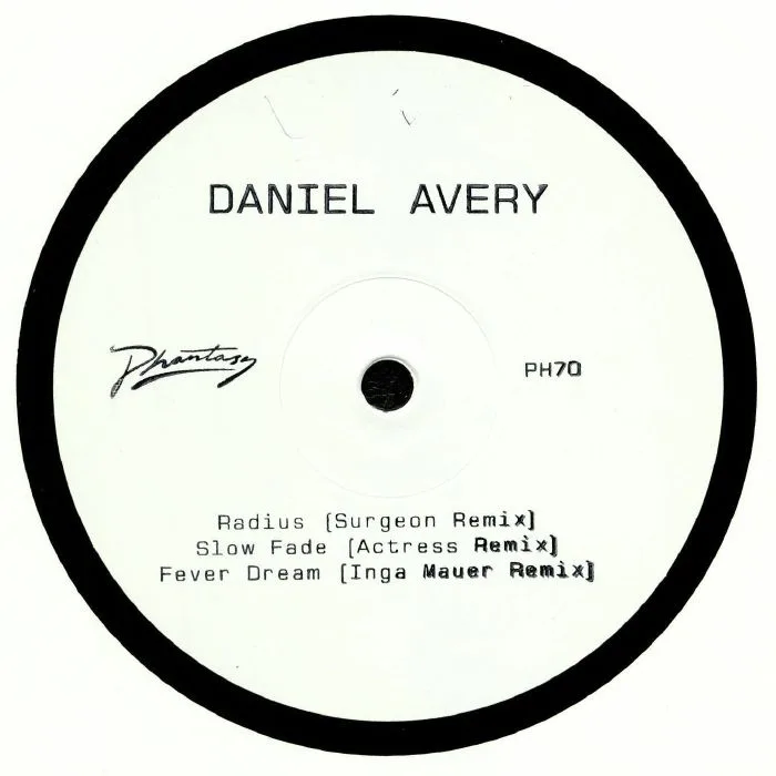 Лицевая сторона обложки — Daniel AVERY — Slow Fade (remixes)