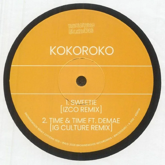 Front cover — KOKOROKO — Brownswood Remix Editions 009