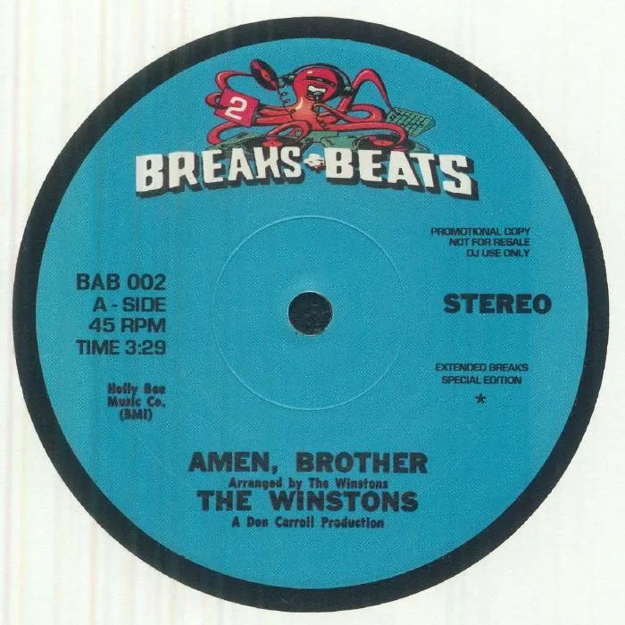 Лицевая сторона обложки — The WINSTONS / THE CHOSEN FEW — Amen Brother (reissue)