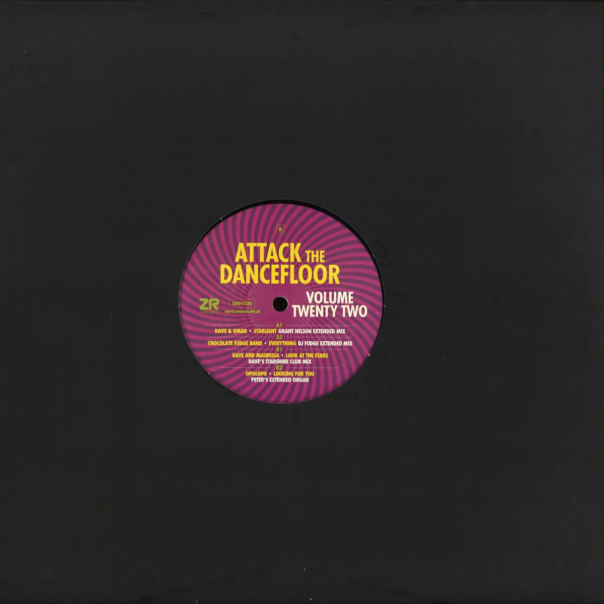 Обратная сторона обложки — Various — Attack The Dancefloor Vol.22