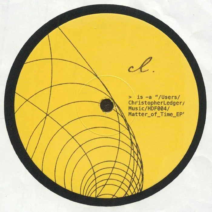 Front cover — Christopher LEDGER — Matter Of Time EP