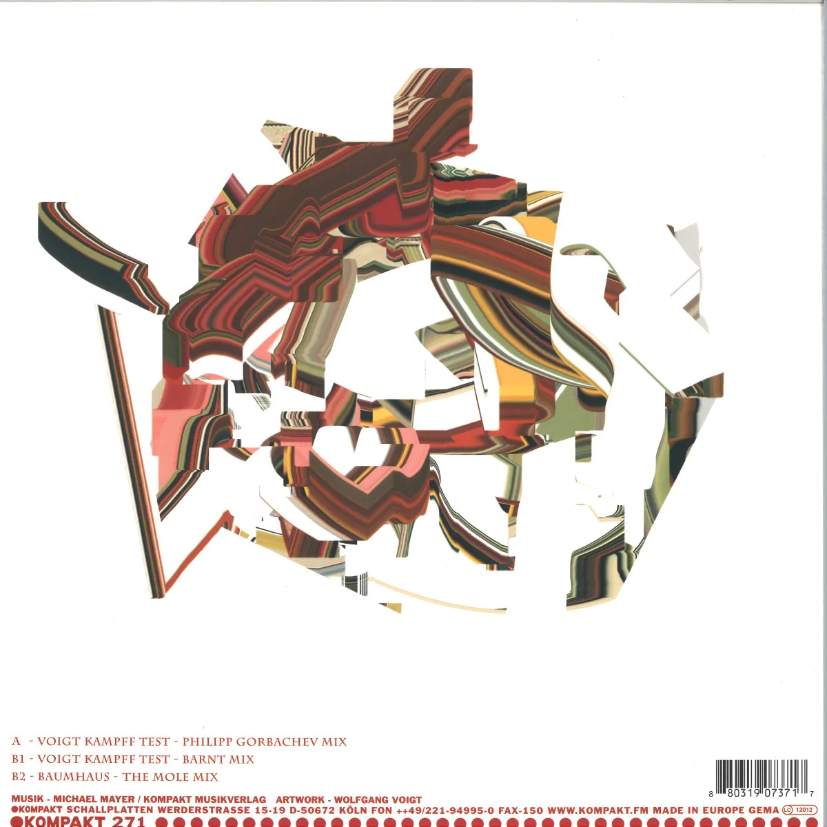Back cover — Michael Mayer — Mantasy Remixe 1